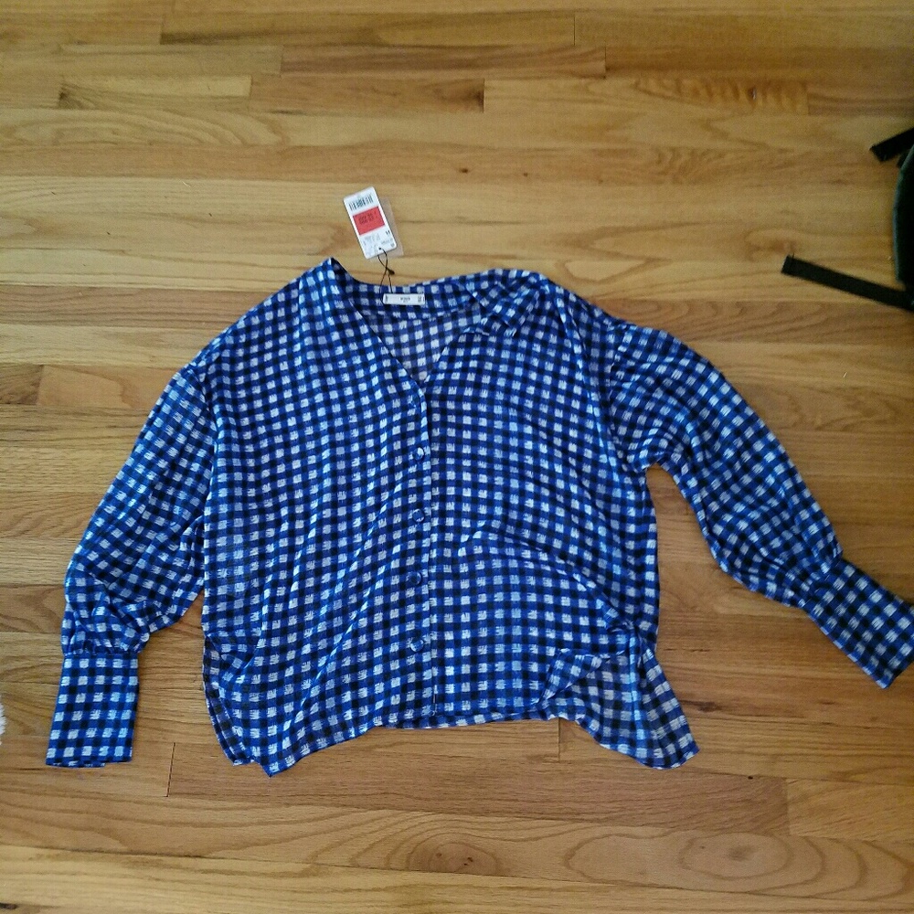 Mango checked shirt